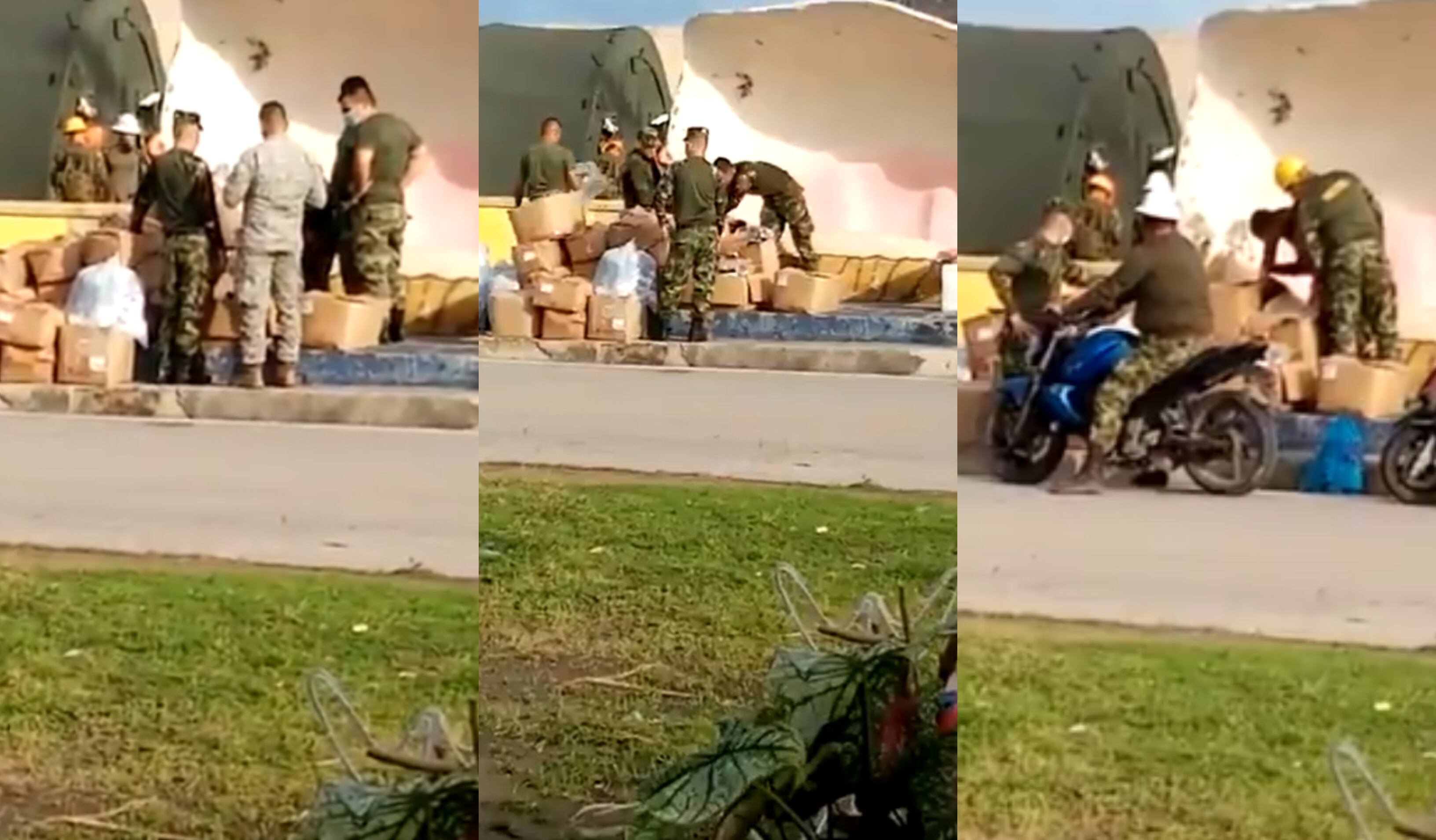 Denuncian que soldados se estarían quedando con donaciones para Providencia