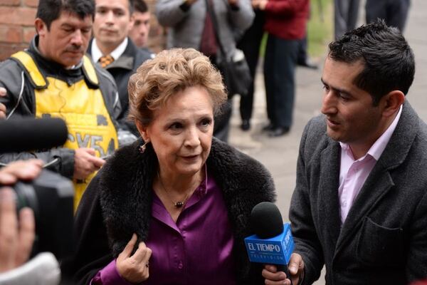La actriz Judy Henríquez también estuvo presente en la misa.