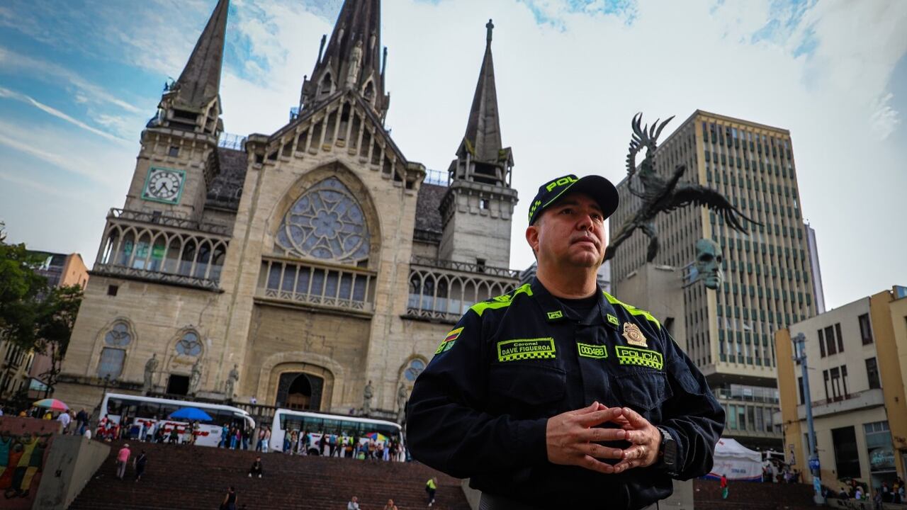 Coronel Dave Anderson Figueroa Castellanos, comandante de Policía de Manizales.