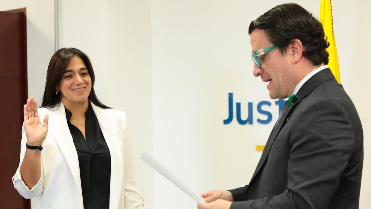 Ana María Araujo se posesionó como viceministra de Promoción de la Justicia.