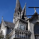 Se registraron daños en la catedral de Manizales.
