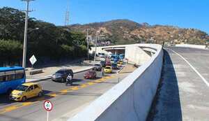 El hecho se registró al medio día en Santa Marta en la glorieta de Cootrasmag, sobre la Troncal del Caribe.