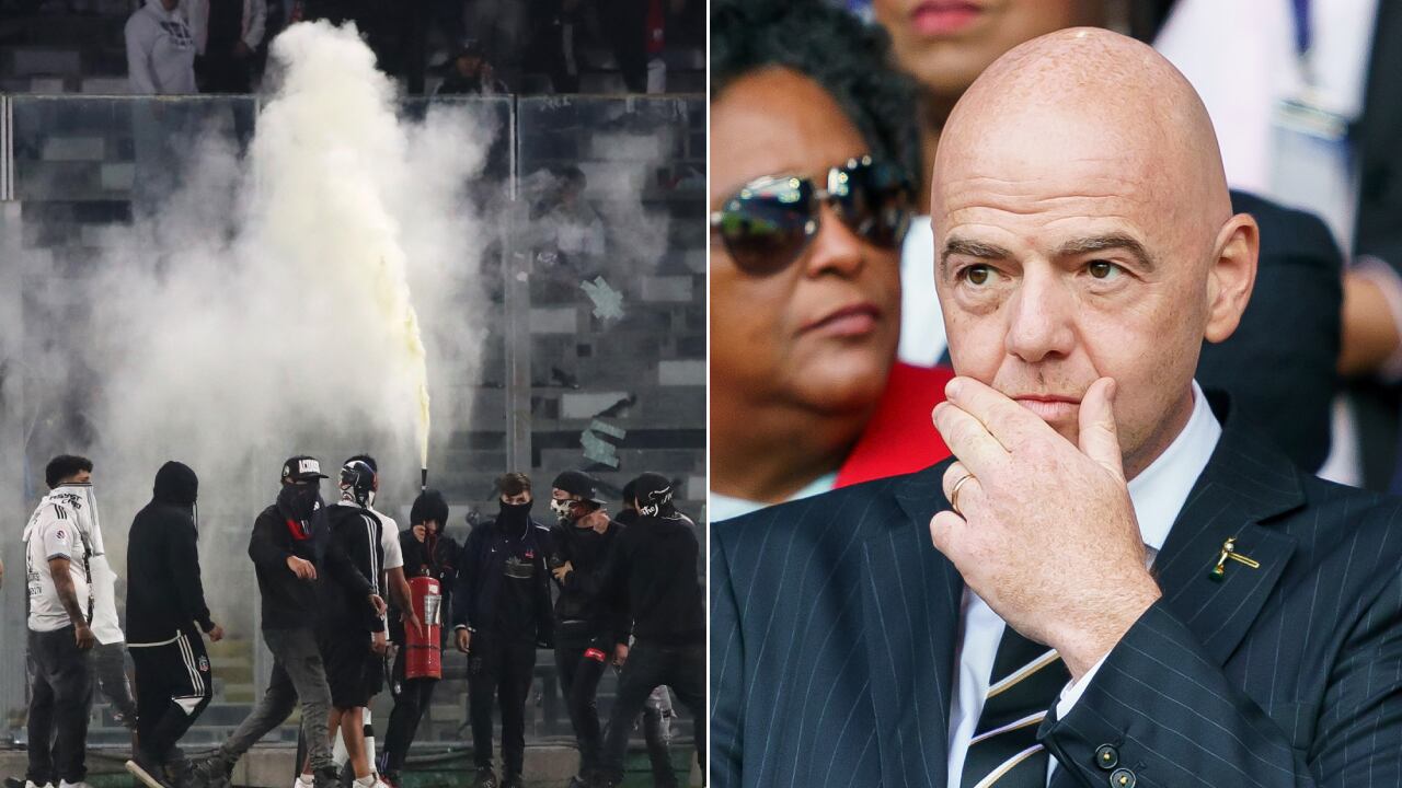Gianni Infantino habló de lo sucedido en el partido de Colo Colo vs. Fortaleza