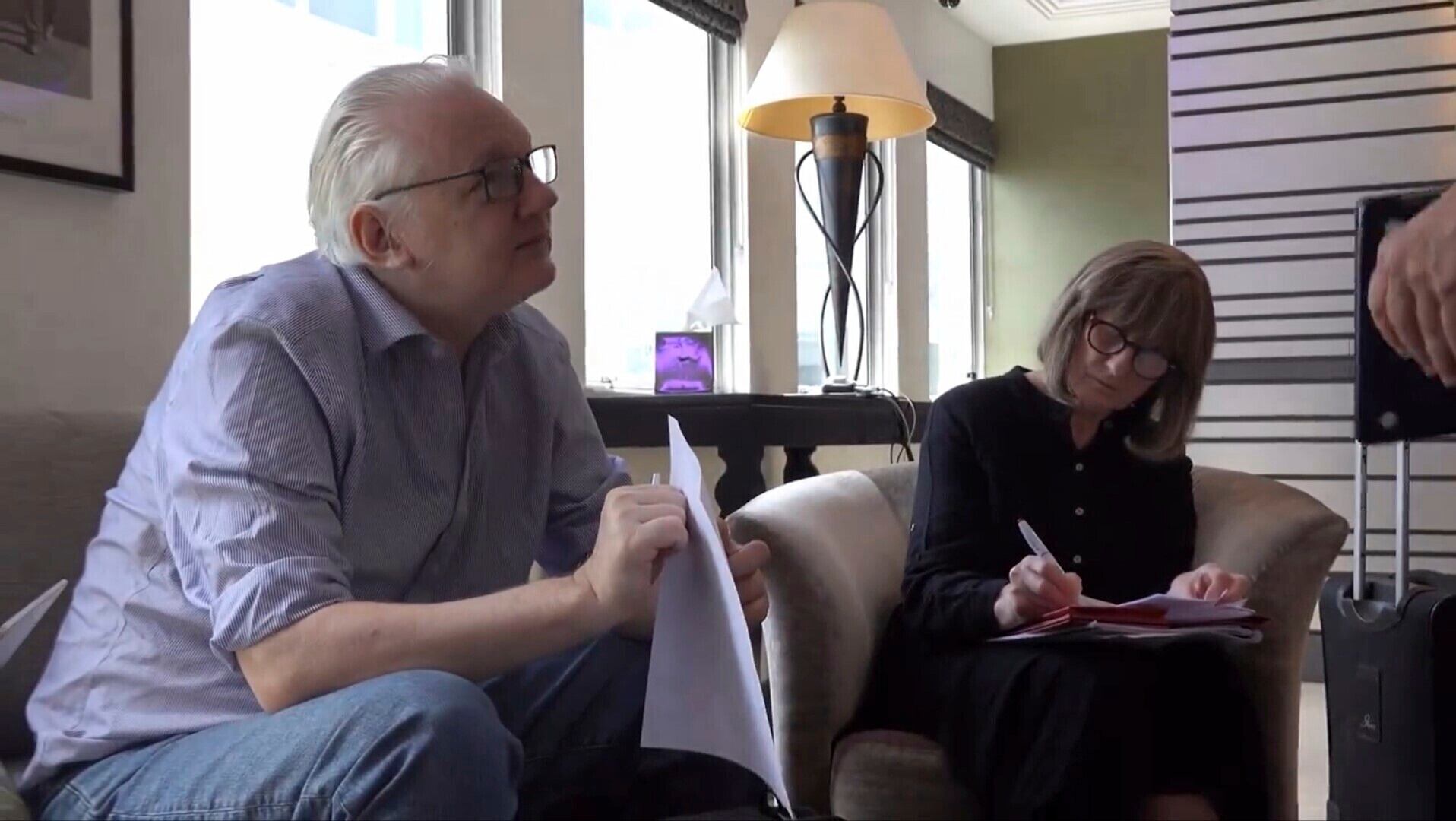 Captura de pantalla tomada de la cuenta X de Wikileaks de Julian Assange tras su liberación de prisión el martes 25 de junio de 2024. El fundador de WikiLeaks, Assange, llegó a Saipan antes de una esperada declaración de culpabilidad en un acuerdo con el Departamento de Justicia de Estados Unidos que lo dejará en libertad.