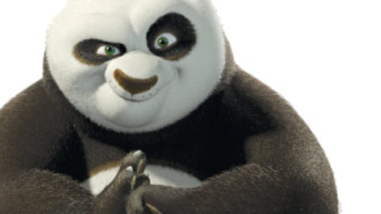 Terminará, gracias a una serie de coincidencias, en el templo que dirige el maestro Shifu (la voz de Dustin Hoffman)