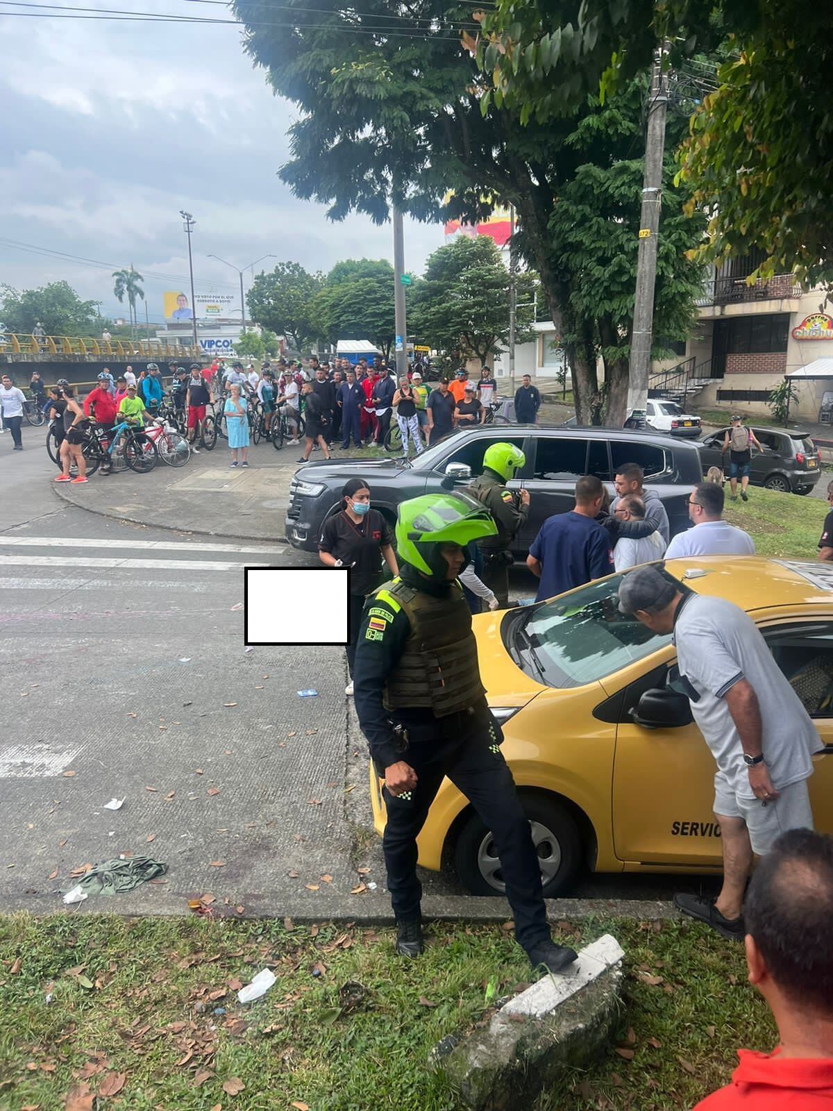 Cuatro personas fueron asesinadas en una de las vías más concurridas de Pereira.