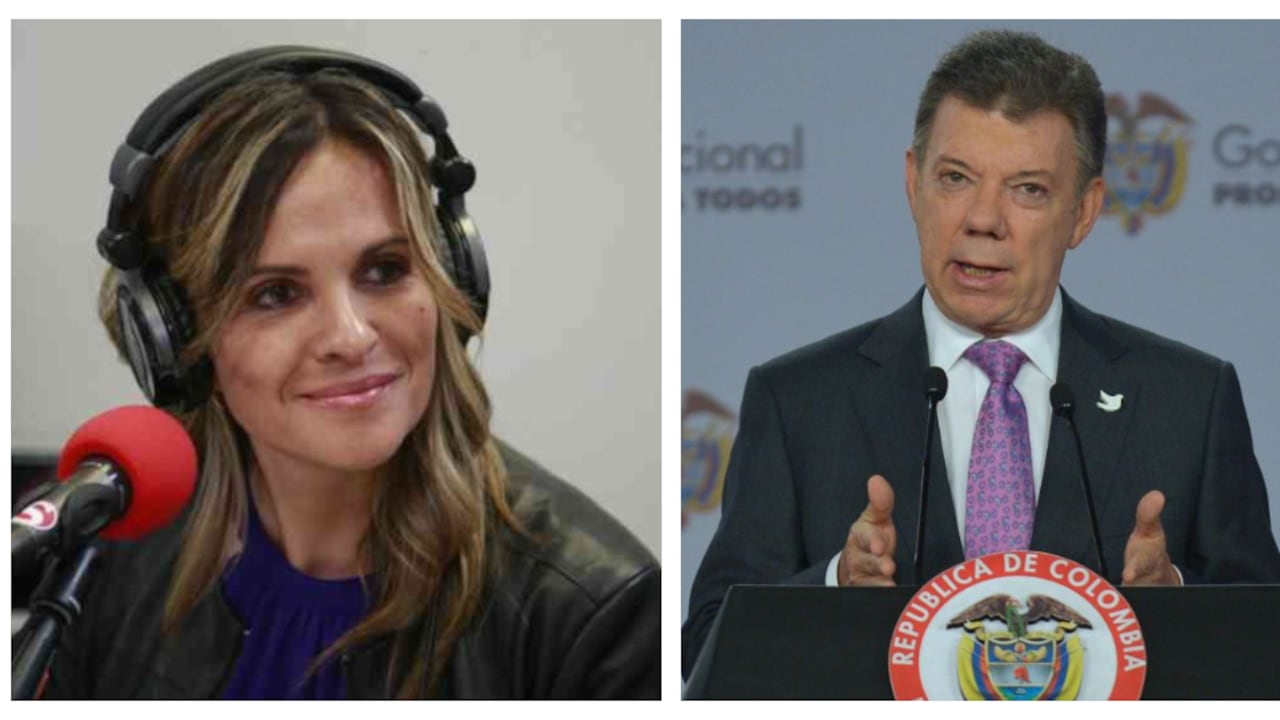 María Andrea Nieto y Juan Manuel Santos