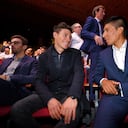 Miguel Ángel López y Nairo Quintana, ciclistas colombianos.