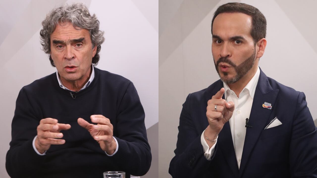 De izquierda a derecha: Sergio Fajardo y Abelardo de la Espriella.