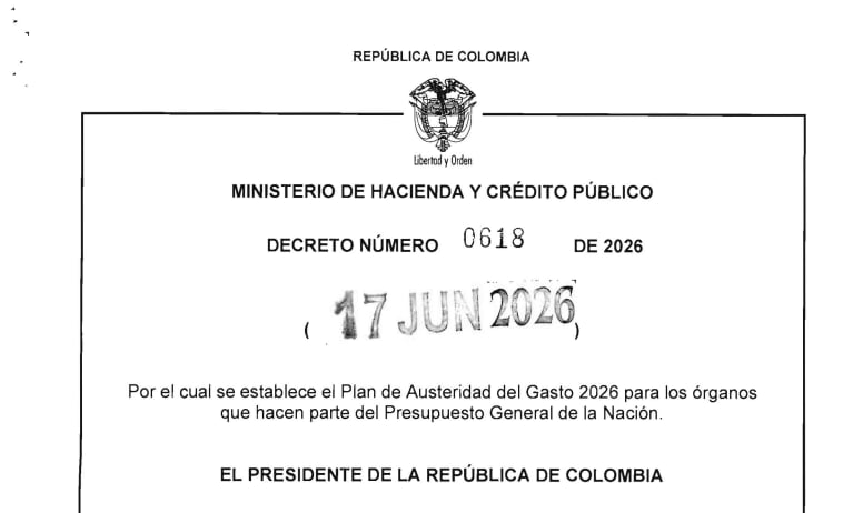 Decreto de recorte de gasto
