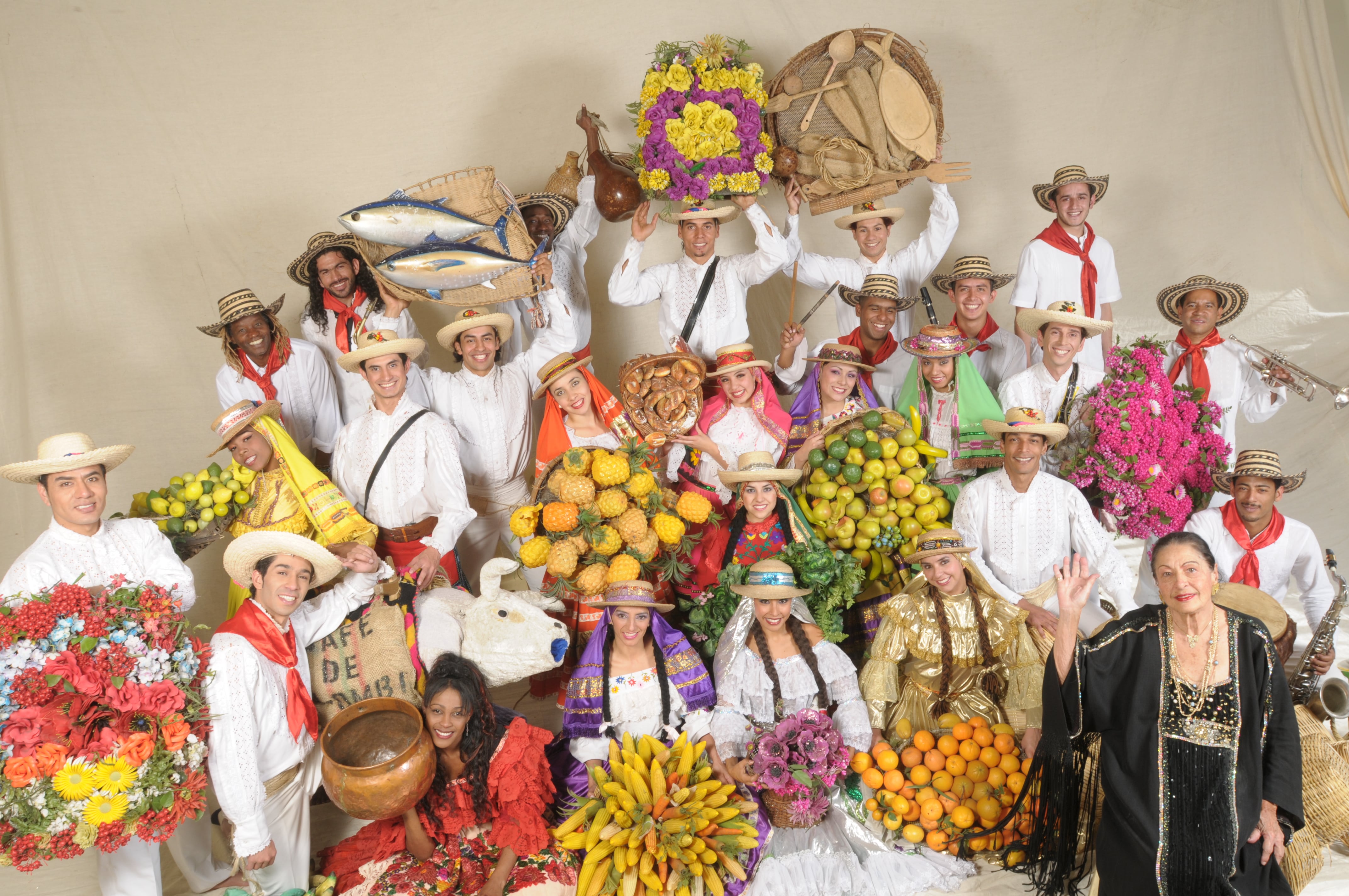 Más de 50 artistas en escena, entre bailarines y músicos en vivo, le darán vida a un espectáculo con repertorios de gran exigencia escénica, con el fin de mostrar la riqueza de la cultura colombiana y la multiplicidad de razas de los territorios.