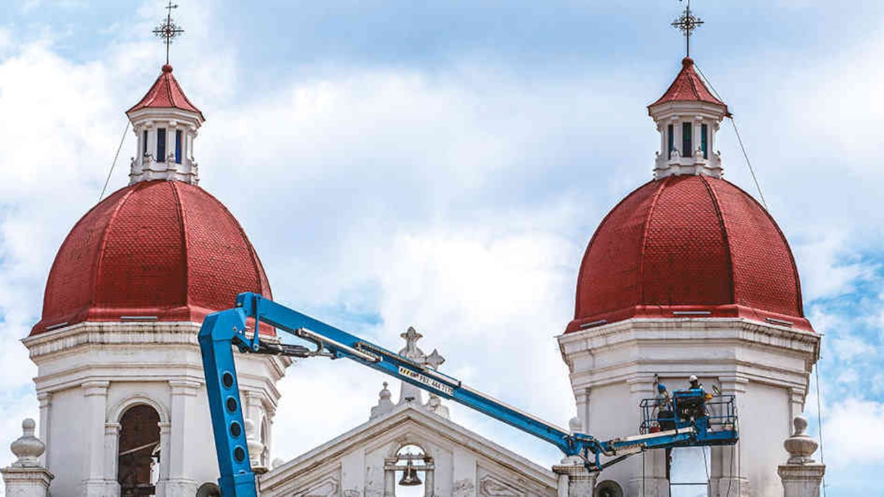 La Edeso lleva a cabo obras de mejoramiento y restauración de bienes inmuebles y patrimoniales.