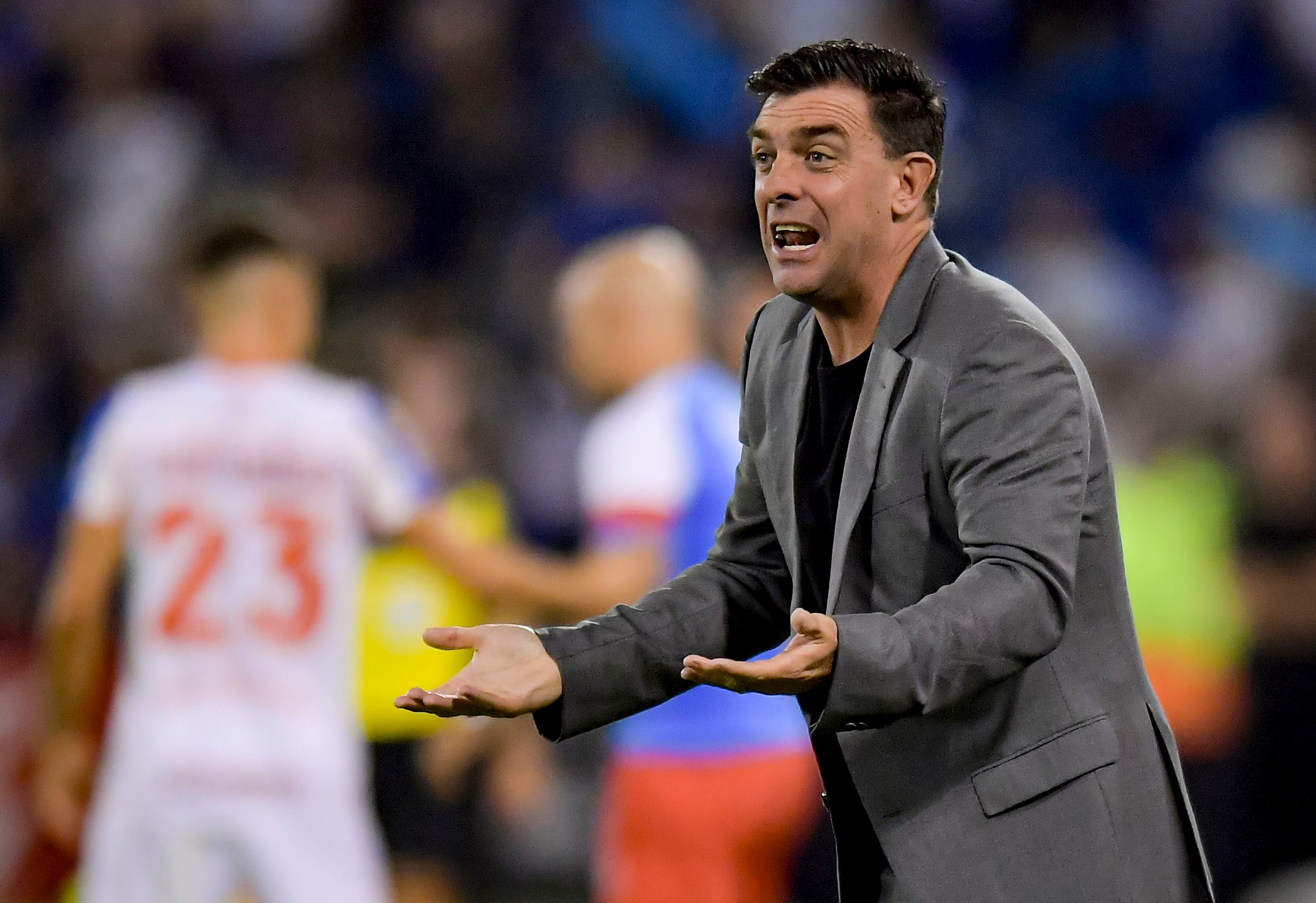 Pablo Guede durante su estancia en Argentina