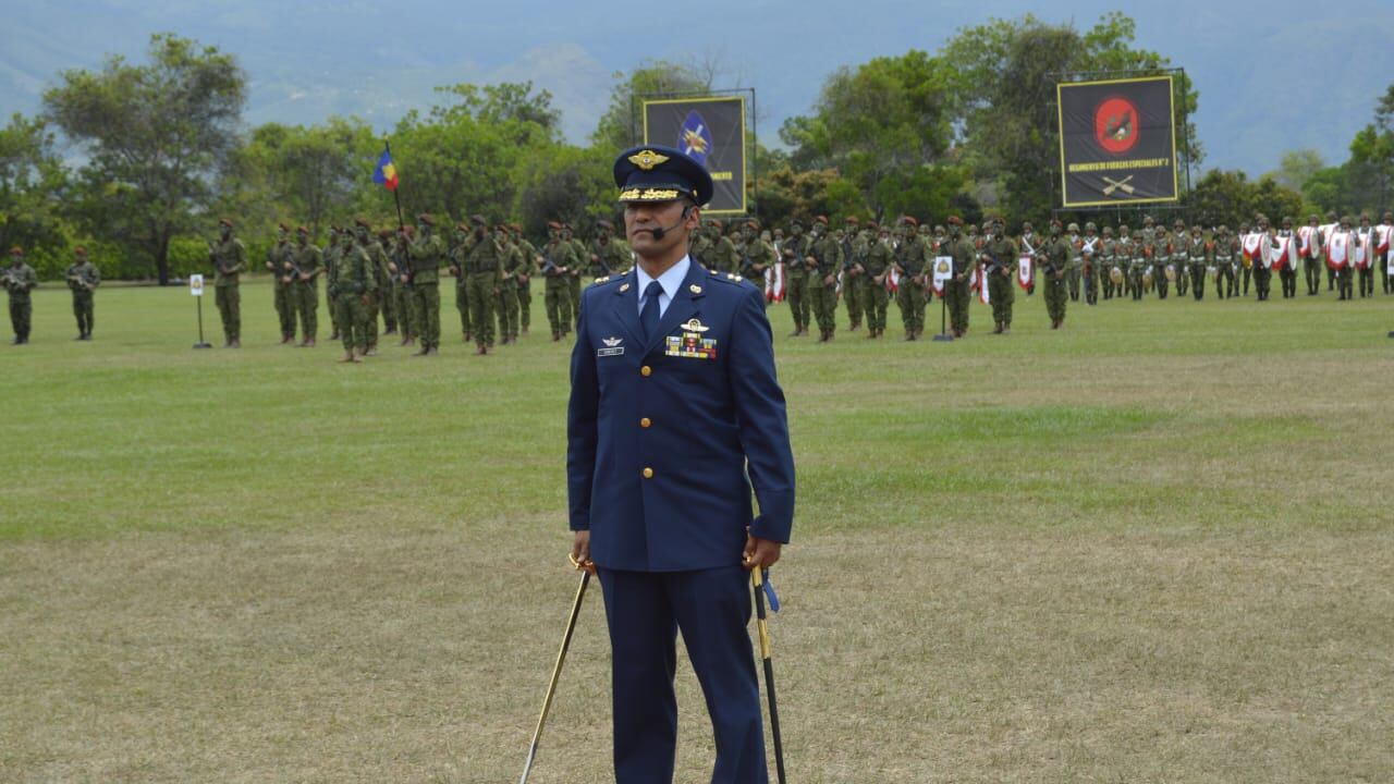 El brigadier general de la Fuerza Aérea, Pedro Arnulfo Sánchez Suárez, asumió como nuevo comandante de Operaciones Especiales de las FF.MM.