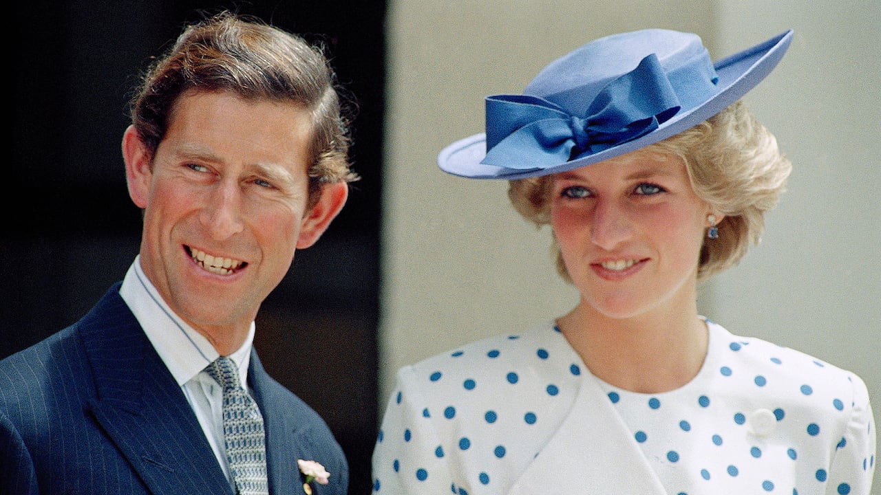 Carlos III y la princesa Diana.