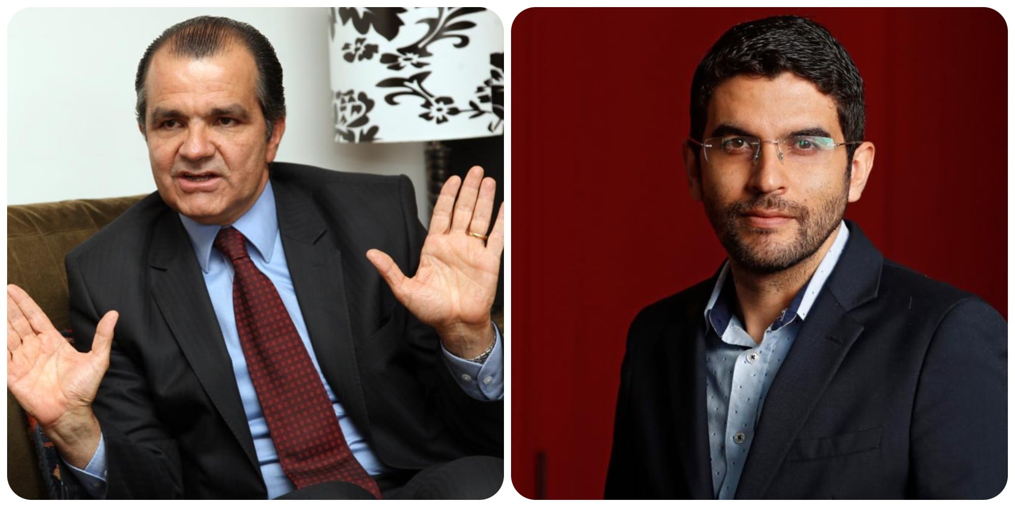 Óscar Iván Zuluaga y Hernán Cadavid.