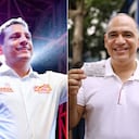 Candidatos a la Alcaldía de Santa Marta Jorge Agudelo y Carlos Pinedo Cuello.