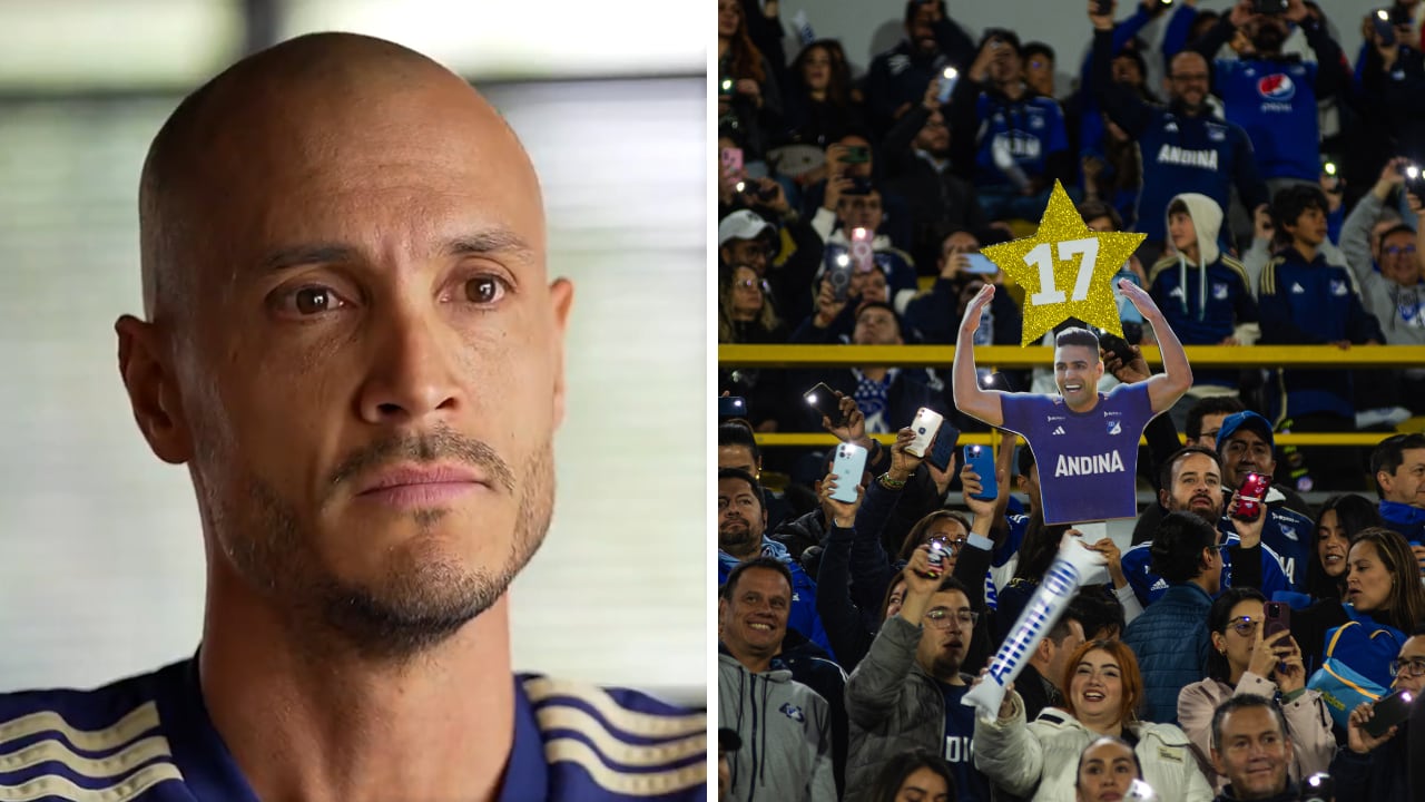 David González en su presentación como nuevo técnico de Millonarios