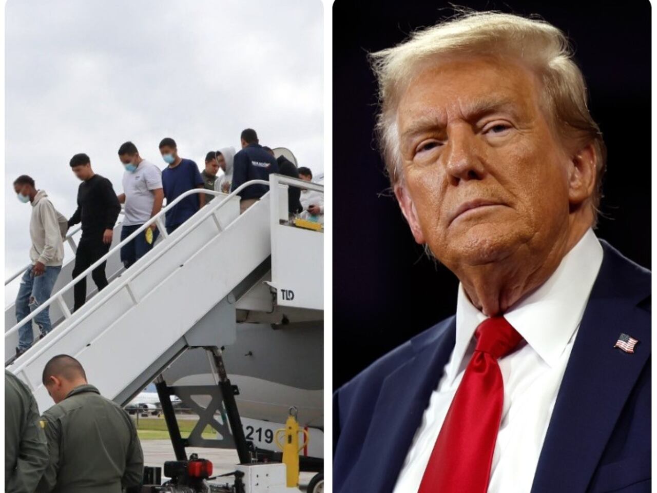 Comparación entre los deportados en los gobiernos de Joe Biden y Donald Trump.