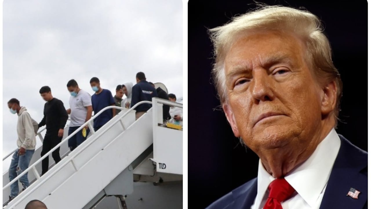 Comparación entre los deportados en los gobiernos de Joe Biden y Donald Trump.