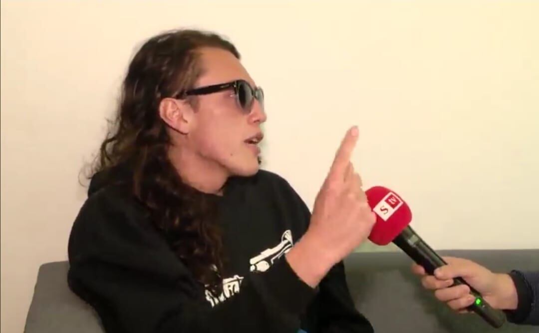 Gareth Sella, joven herido al parecer por el Esmad