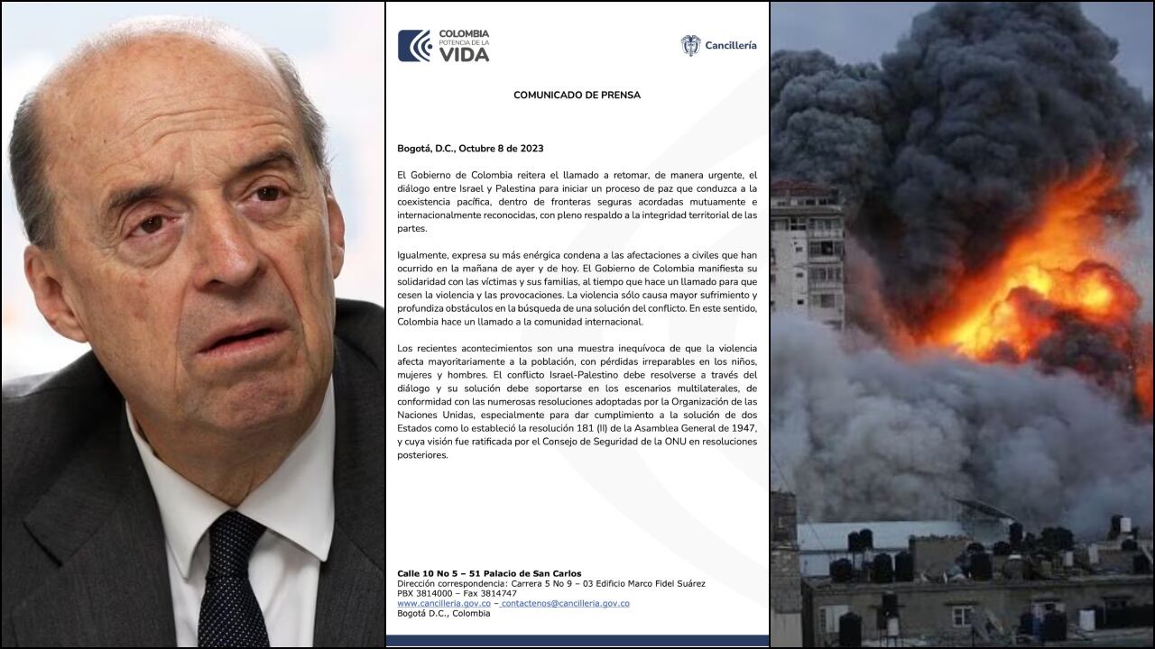 Cancillería cambia su postura sobre situación en Israel.