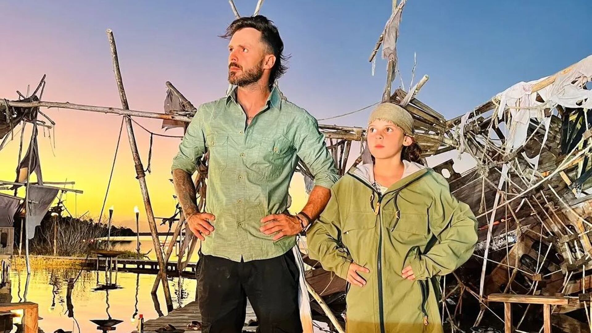 Padre e hija se disfrutaron la nueva versión de La isla de los famosos. Foto: Instagram @tatanmejia.