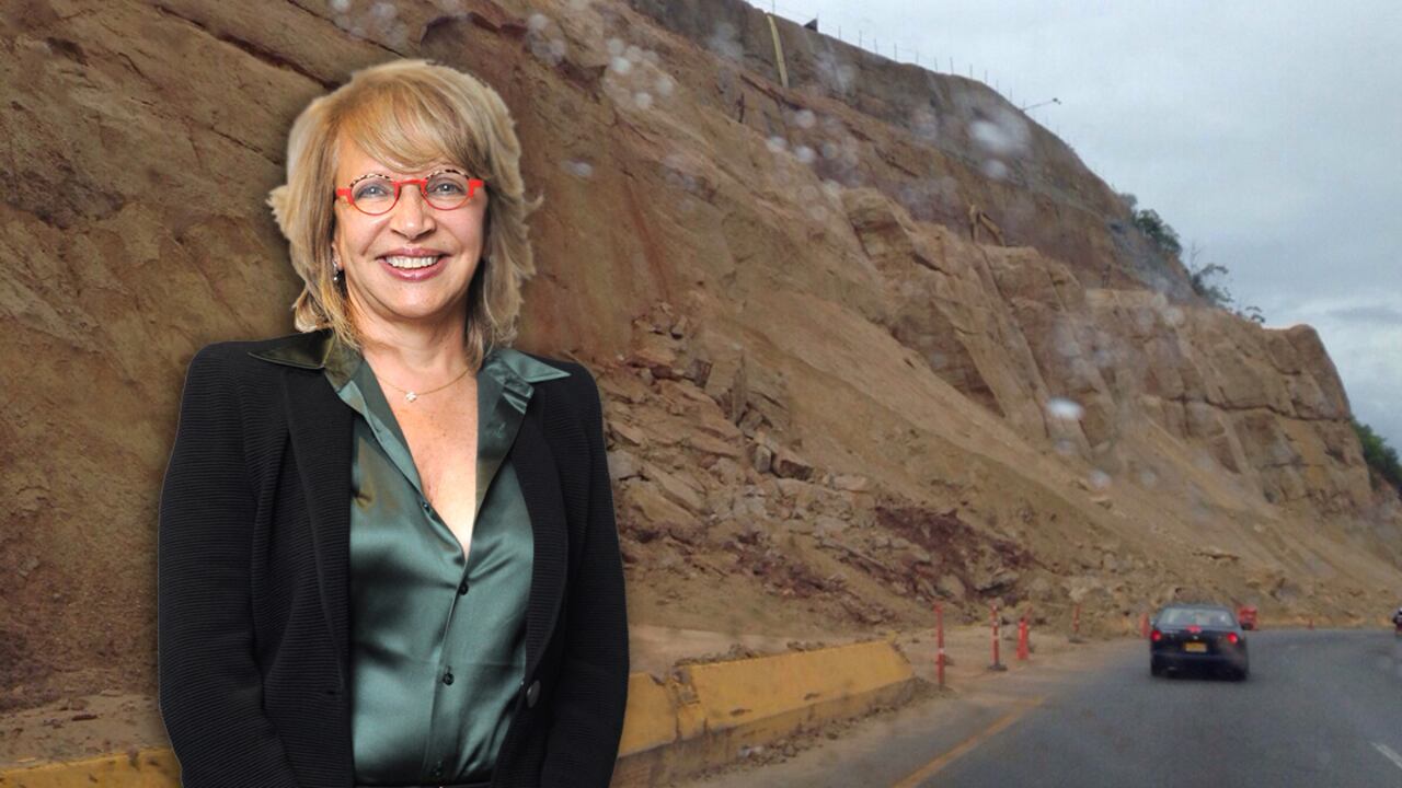 Estado actual de la vía Girardot-Bogotá, inaugurada hace un par de meses por la ministra de Transporte, Cecilia Álvarez.