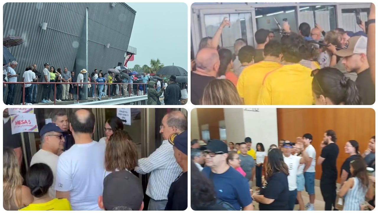 Filas en los consulados en Colombia en el mundo.