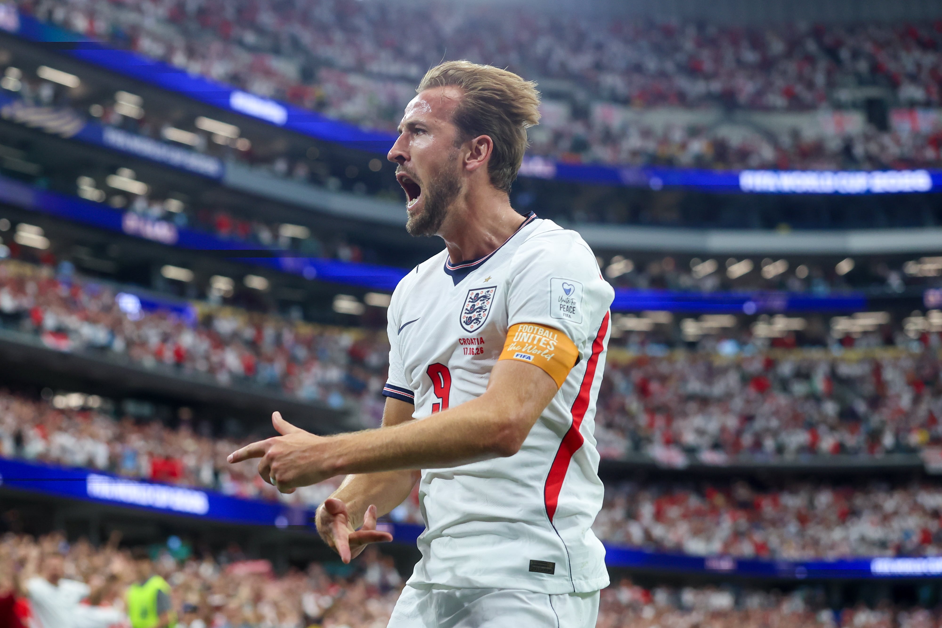 Harry Kane contra Croacia.