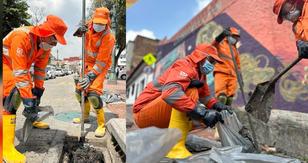 Un total de 54 toneladas de basuras y sedimentos fueron sacadas de redes de alcantarillado en el centro de Bogotá