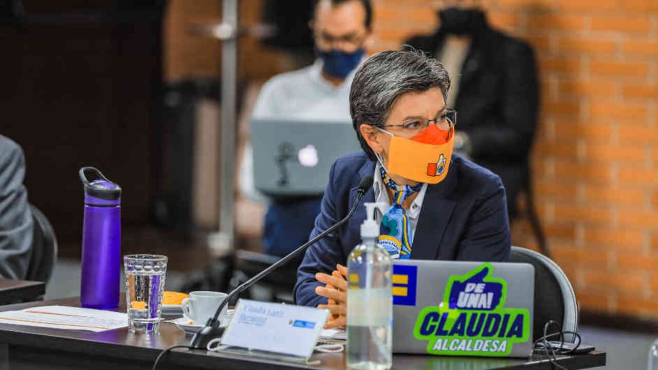 Claudia López, alcaldesa de Bogotá