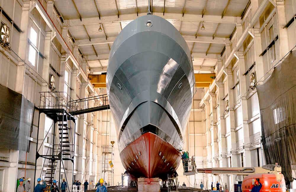 ARC Punta Espada, de la Armada Nacional. Fabricado por Cotecmar. Mamonal, Cartagena.