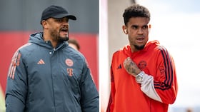 Decisión final de Vincent Kompany sobre Luis Díaz para el Bayern Múnich vs Friburgo.