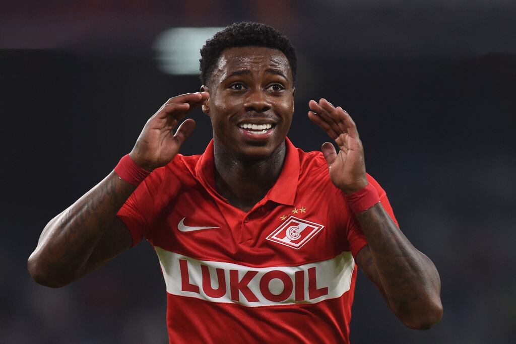 Quincy Promes, jugador del Spartak Moscow.