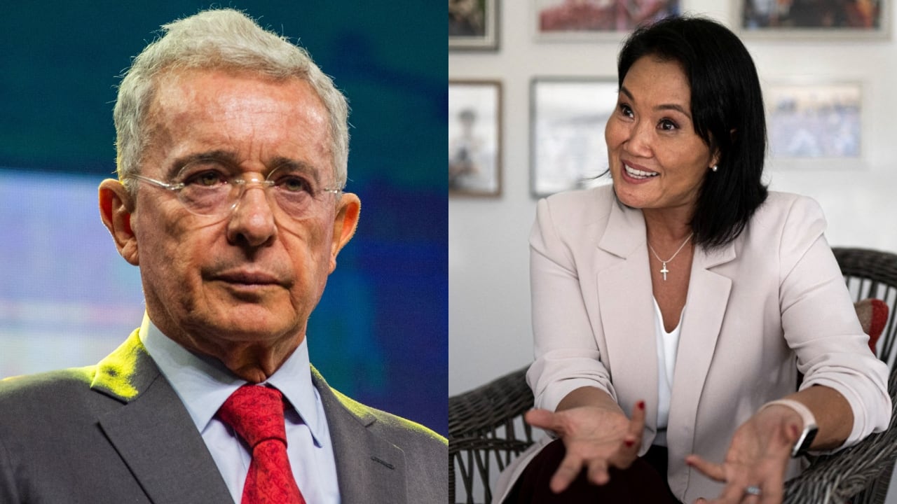 Álvaro Uribe y Keiko Fujimori