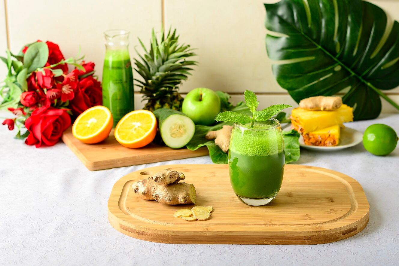 Batido de pepino y jengibre