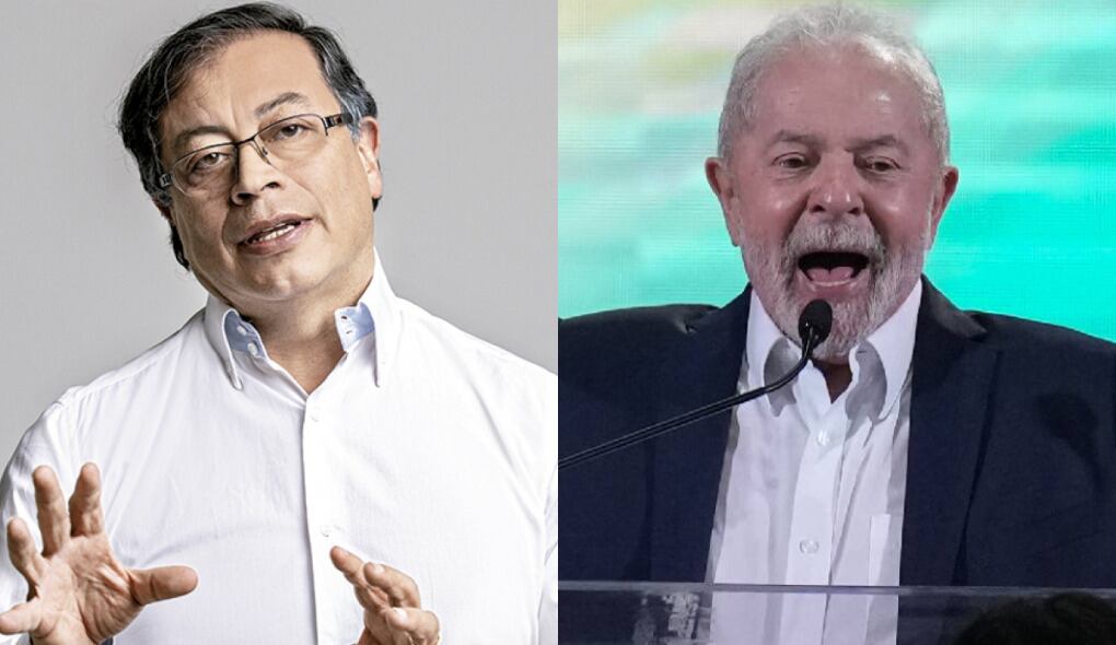 El presidente Gustavo Petro felicitó a Lula da Silva por su victoria.