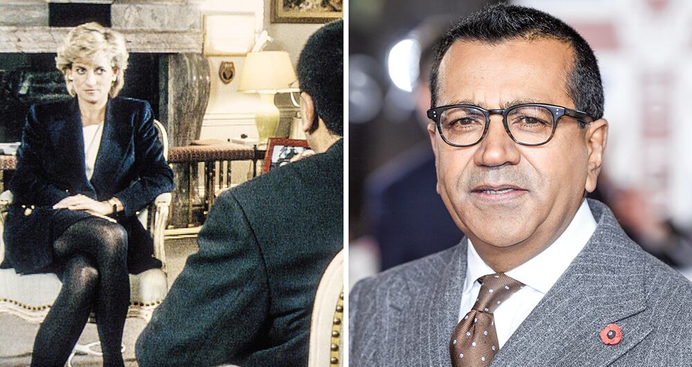 Londres, 20 de noviembre de 1995. Diana en Panorama con Martin Bashir, quien se inventó un complot de Carlos en su contra para que accediera a hablar.