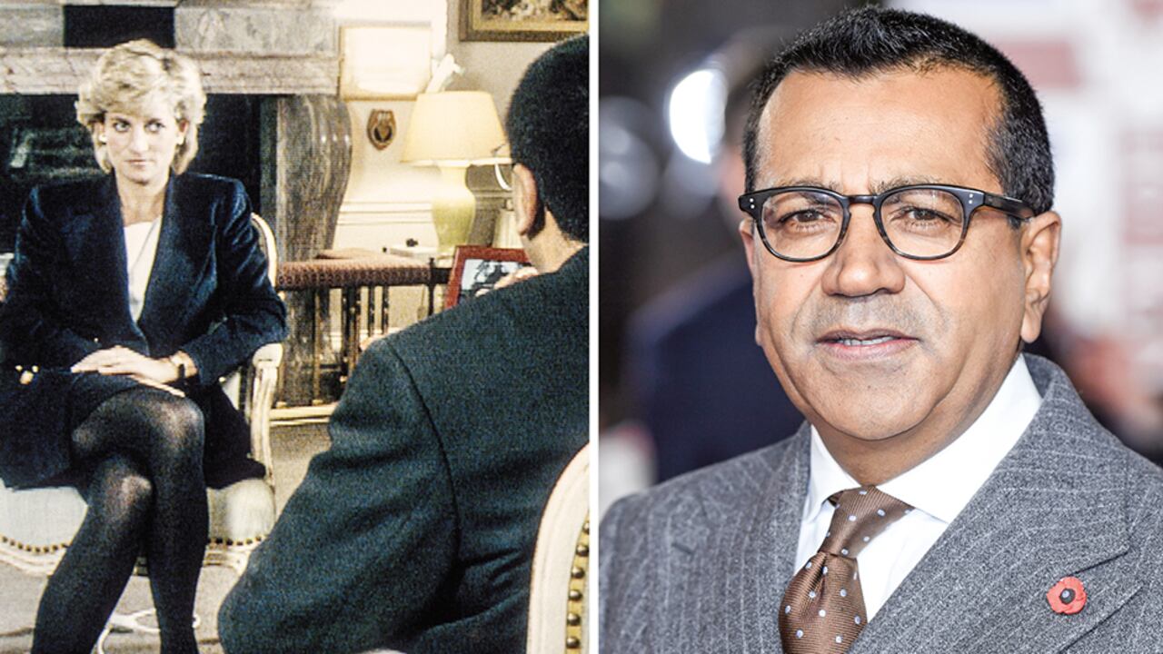 Londres, 20 de noviembre de 1995. Diana en Panorama con Martin Bashir, quien se inventó un complot de Carlos en su contra para que accediera a hablar.