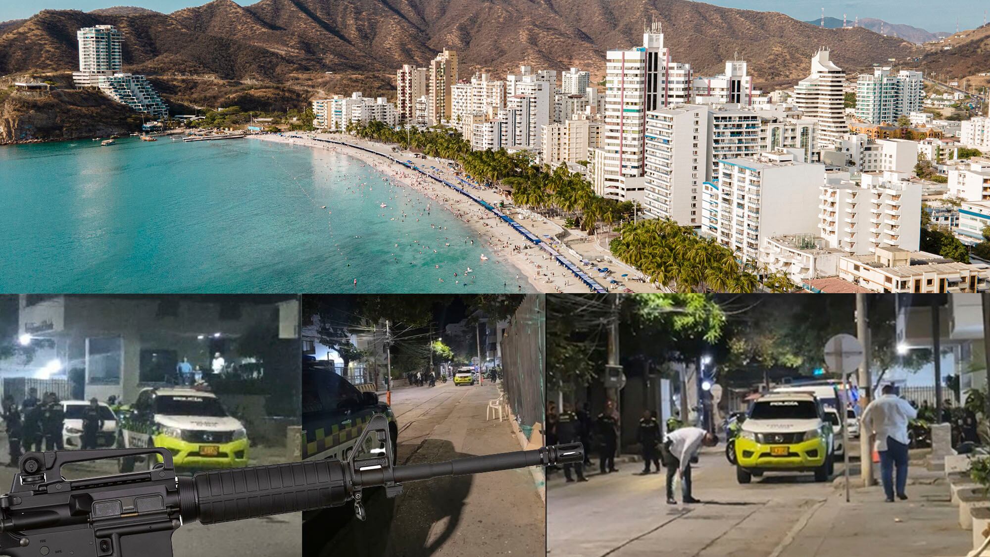 Ataque estación Policia Santa Marta