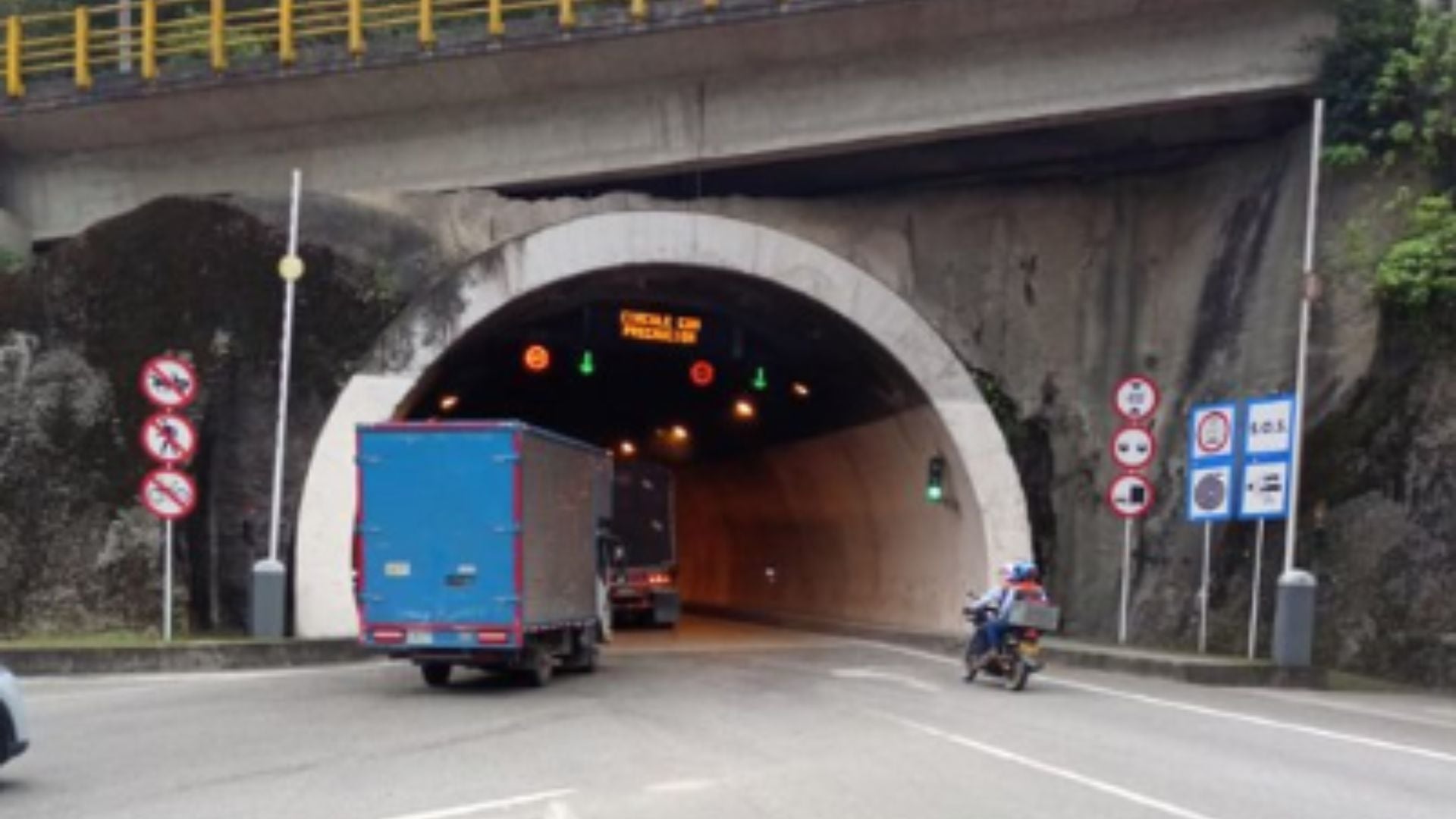 Cierres nocturnos de seis horas en el Túnel de Oriente afectarán la movilidad entre Medellín y Rionegro hasta el 23 de abril.