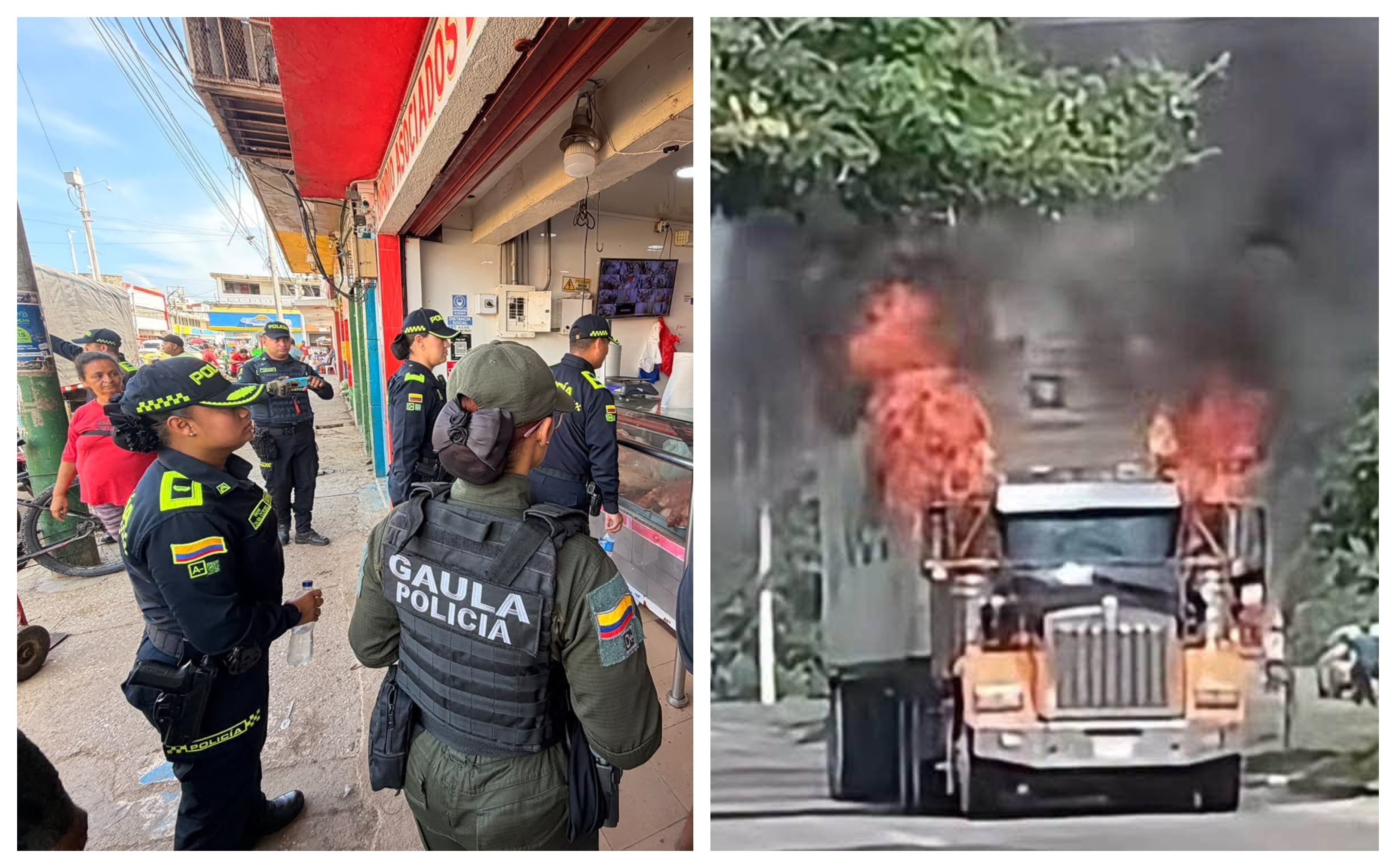 Paro armado en Santa Marta.