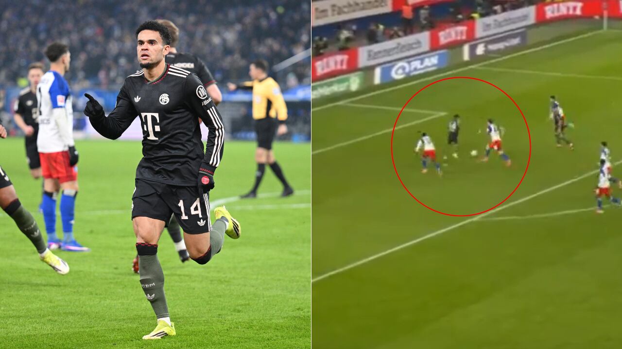 Luis Díaz acabó con una sequía de varios partidos sin marcar con Bayern Múnich ante Hamburgo