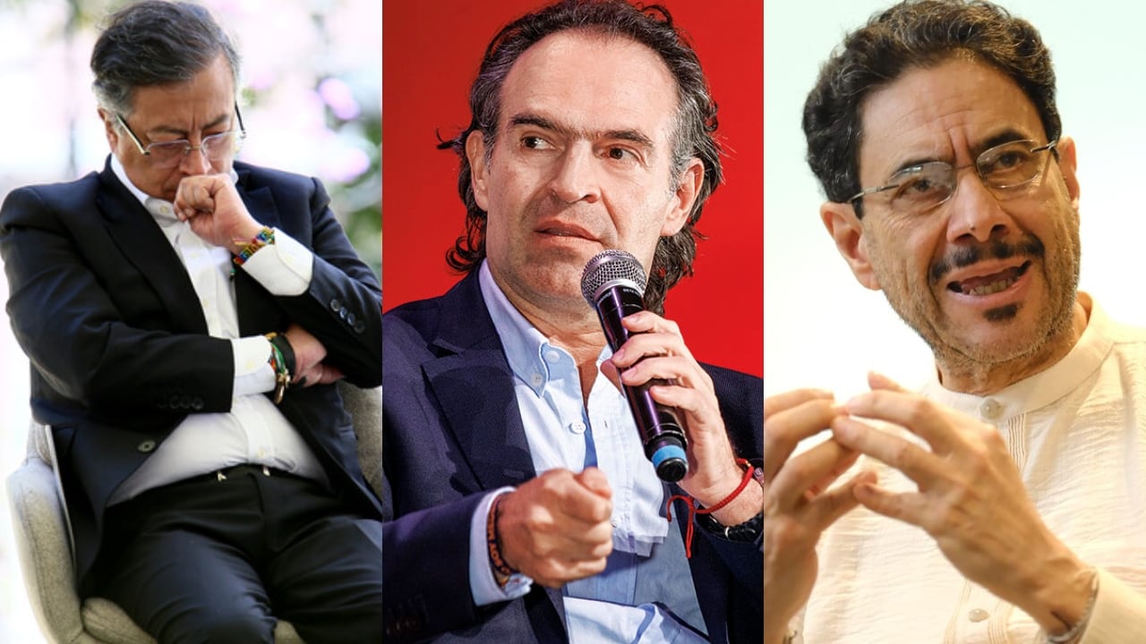 Gustavo Petro, Federico Gutiérrez e Iván Cepeda.