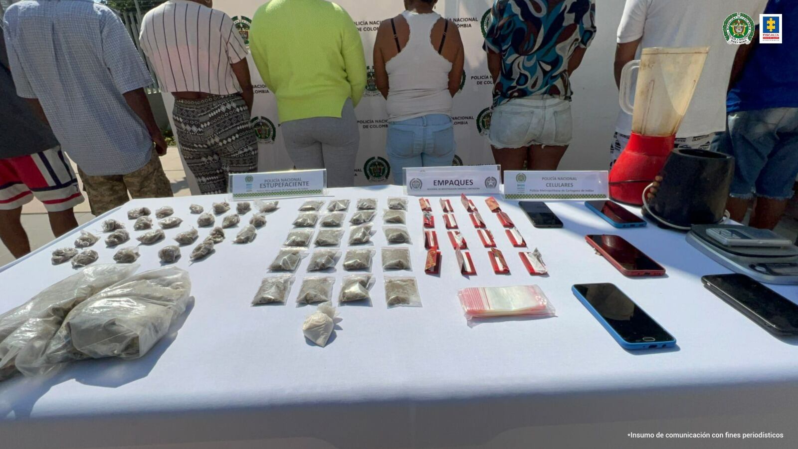 Banda que distribuía droga en Cartagena y Bolívar obtenía ganancias mensuales por más de $200 millone