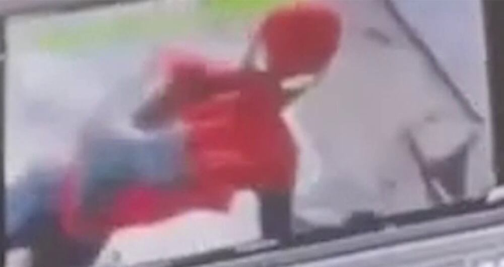 Toma de pantalla del video filtrado a la web que contenía apartes de Spiderman: "No Way Home".