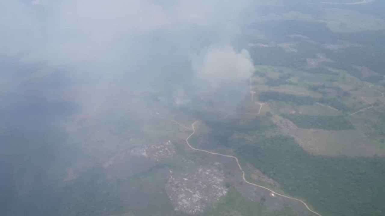 En Tinigua y La Macarena se quemaron cientos de hectáreas de bosque. Foto: Gonzalo Agudelo