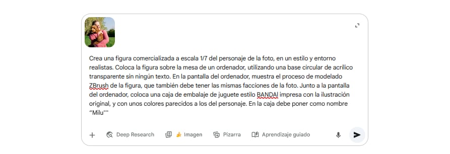 Editar fácil una foto y convertirla en una figura de acción.
