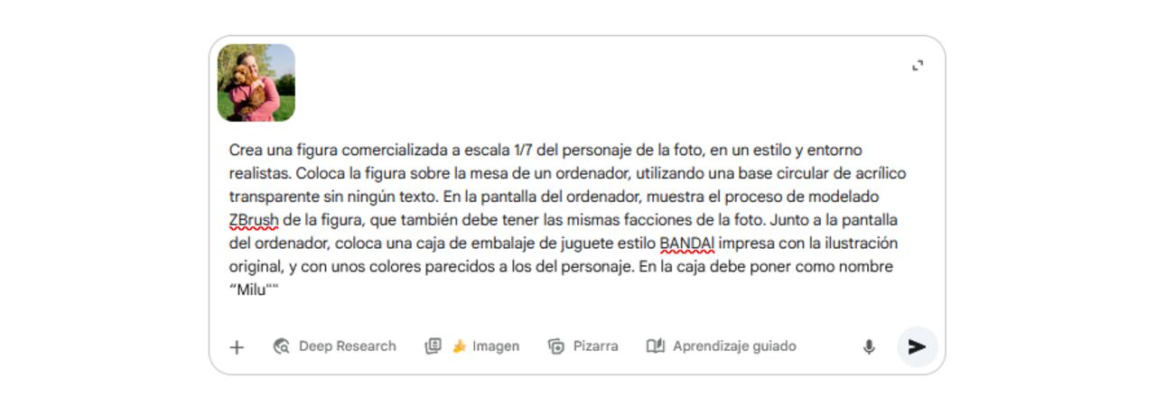 Editar fácil una foto y convertirla en una figura de acción.